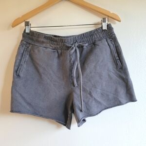 LACAUSA, Soft Fleece Sweat Shorts, Grey, Size‎ Small, NWT